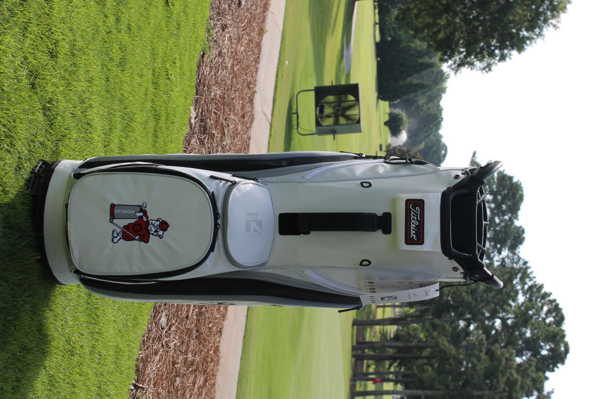 White Titleist Golf Dawg Cart Bag