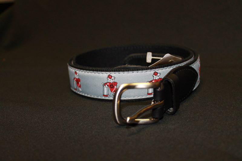 Jardine- Silver Golf Dawg Ribbon Belt