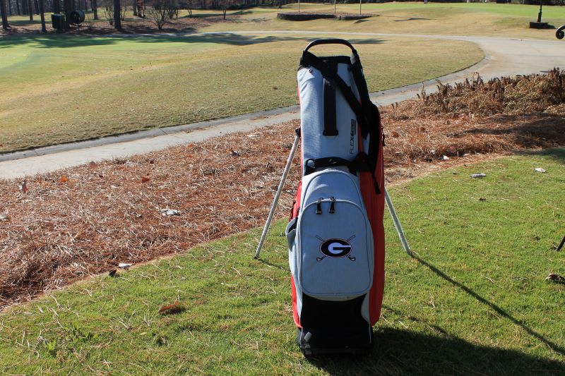 Red and Grey TaylorMade Flextech  bag