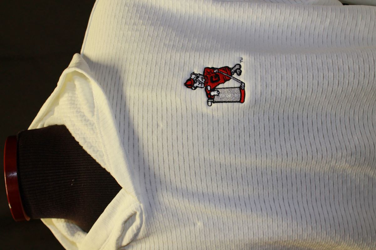 Mens Nike Hoodie Pullover- White Golf Dawg