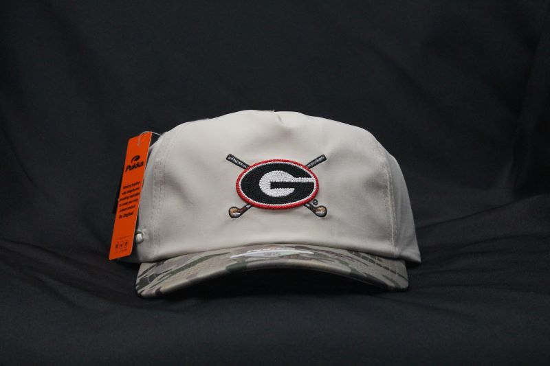 Cream and Camo Pukka Cross Club Cap