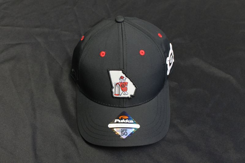 Black Pukka Golf Dawg State Cap