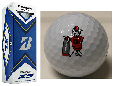 Bridgestone Tour B XS Golf Dawg Logo Golf Ball Sleeve of 3