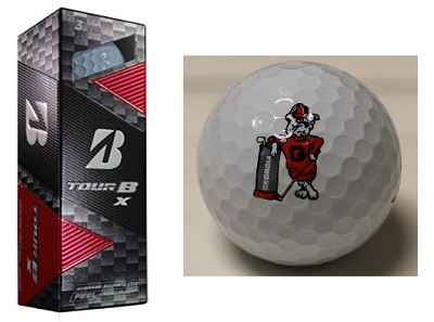 Bridgestone Tour B X Golf Dawg Logo Golf Ball Sleeve of 3