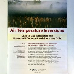 Air Temperature Inversions: Causes, Characteristics and Potential Effects on Pesticide Spray Drift TAX EXEMPT