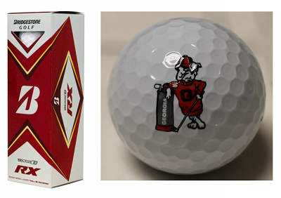 Bridgestone Tour B RX Golf Dawg Logo Golf Ball Sleeve of 3